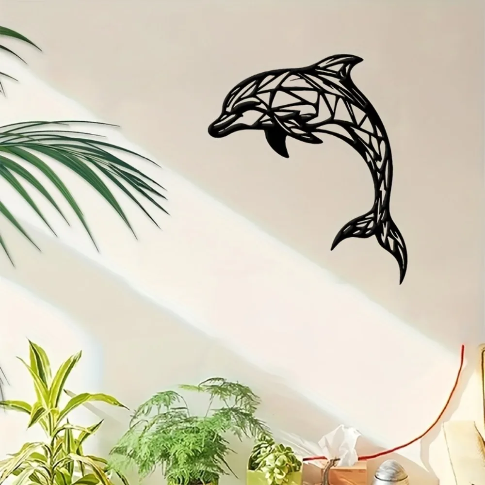 Home Decor Etsy - Metaal dolfijn wanddecoratie, springende dolfijn metalen