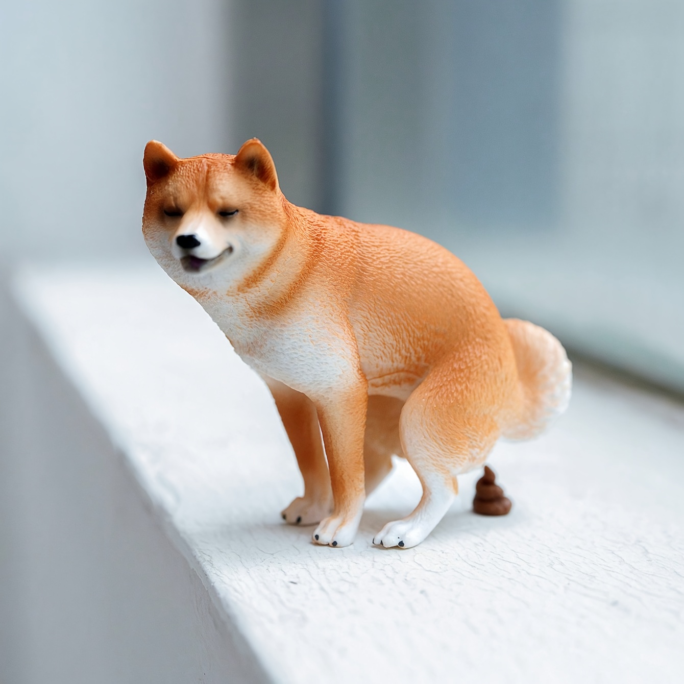 Home Decor Mod - 1/6 Schaal Grappige Shiba Inu Beeldje