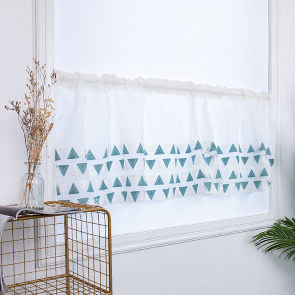 Home Decor Curtain - Halve gordijn voor raam, kort, delicaat