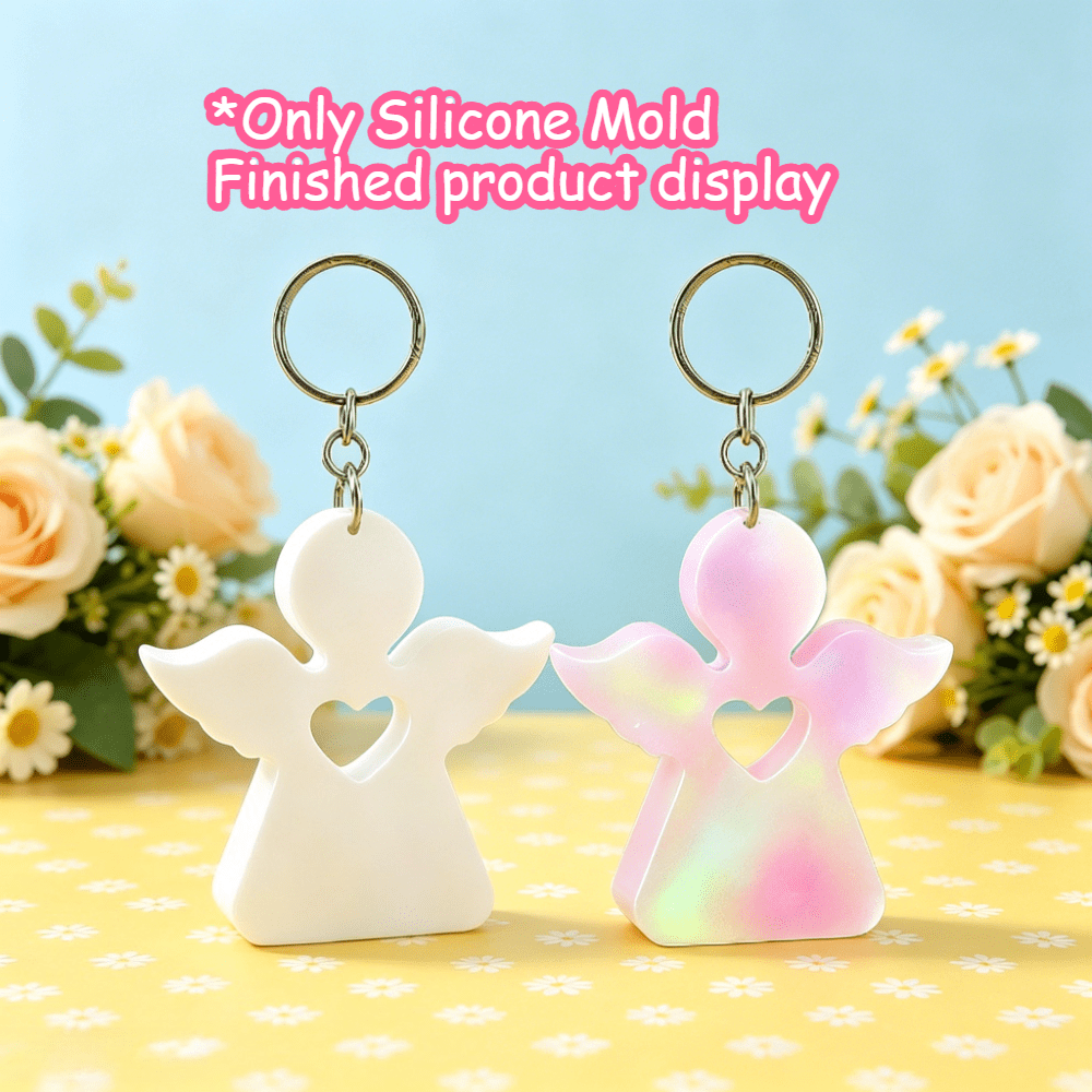 Home Decor Etsy - Holle kleine engel siliconen hars mal