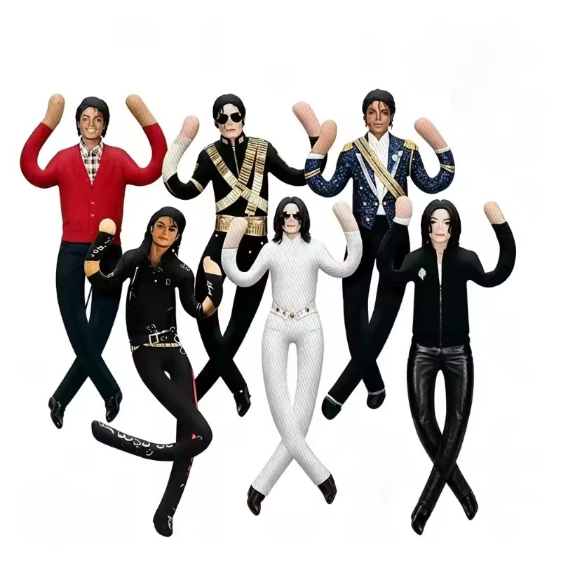 Home Decor Mod - Michael Jackson Pluche Kussen, Gearticuleerd Abstract