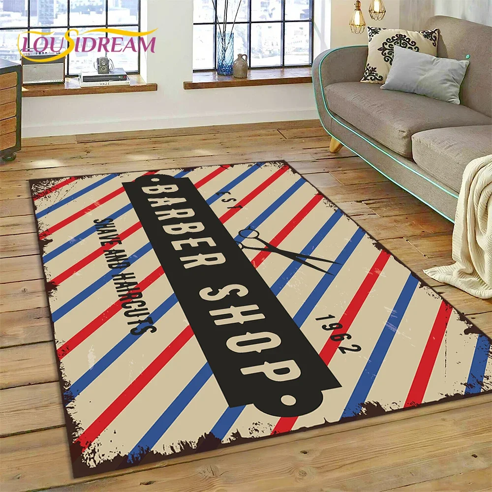 Home Decor Online Shop - Mode Kapper Logo Schedel Vintage Tapijt