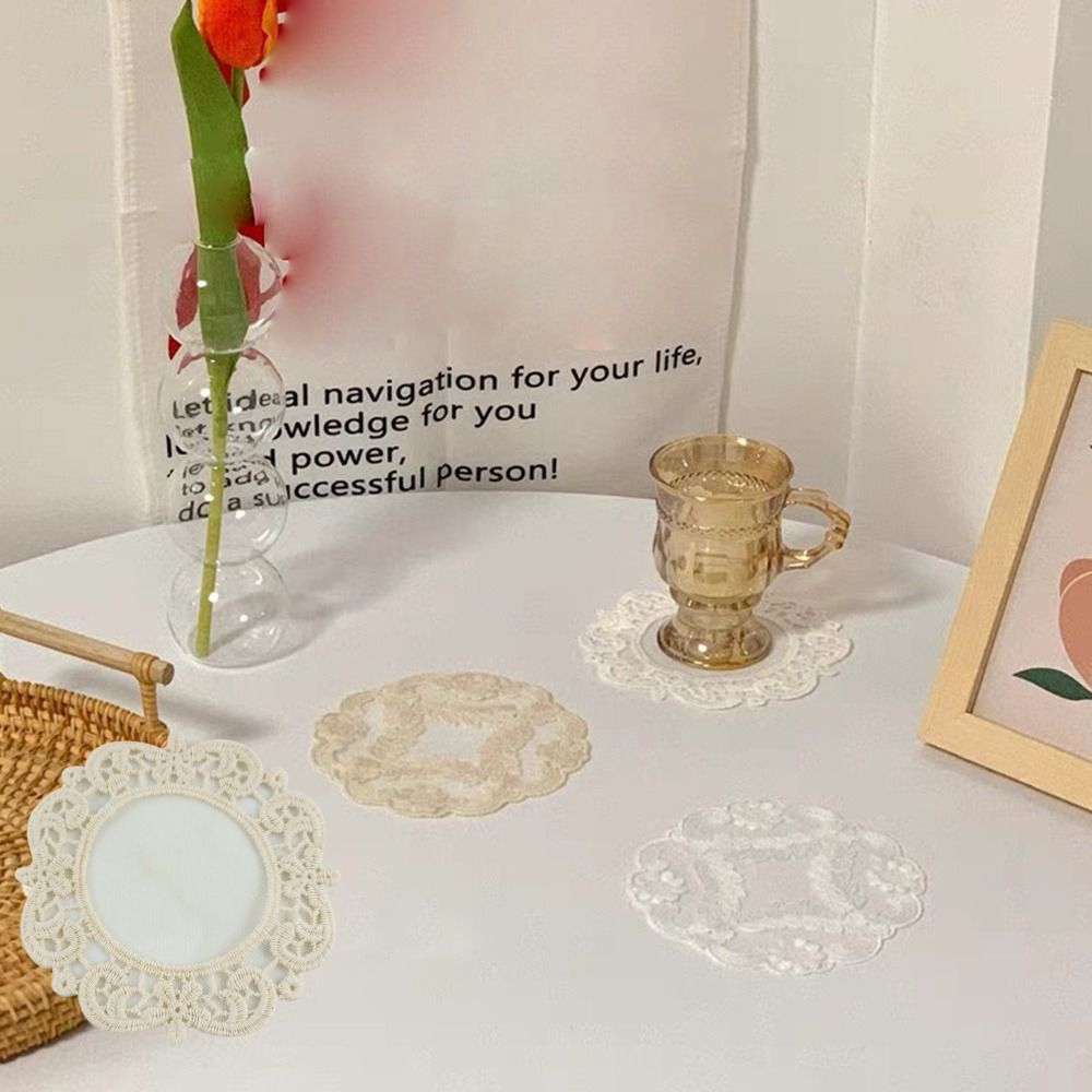 Home Decor Korea - Servet Kant Geborduurde Onderzetter Feest Bruiloft