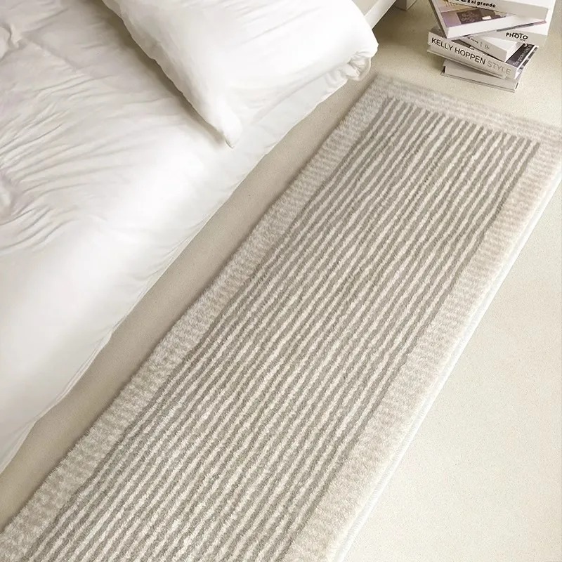 Home Decor Online Free - Slaapkamertapijt Nachtkastje Lange Vloermat Zacht Pluizig