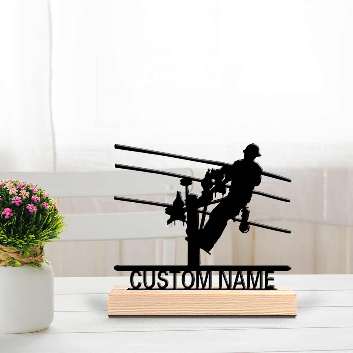 Home Decor Pinterest - 1 stuk stijlvolle gepersonaliseerde elektricien metaal