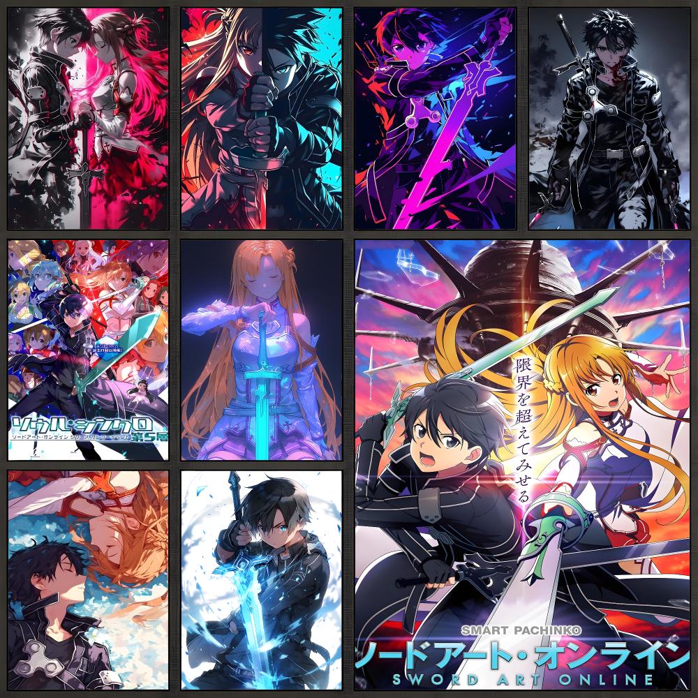 Home Decor Online Free - Anime Sword Art Online Kirito Asuna