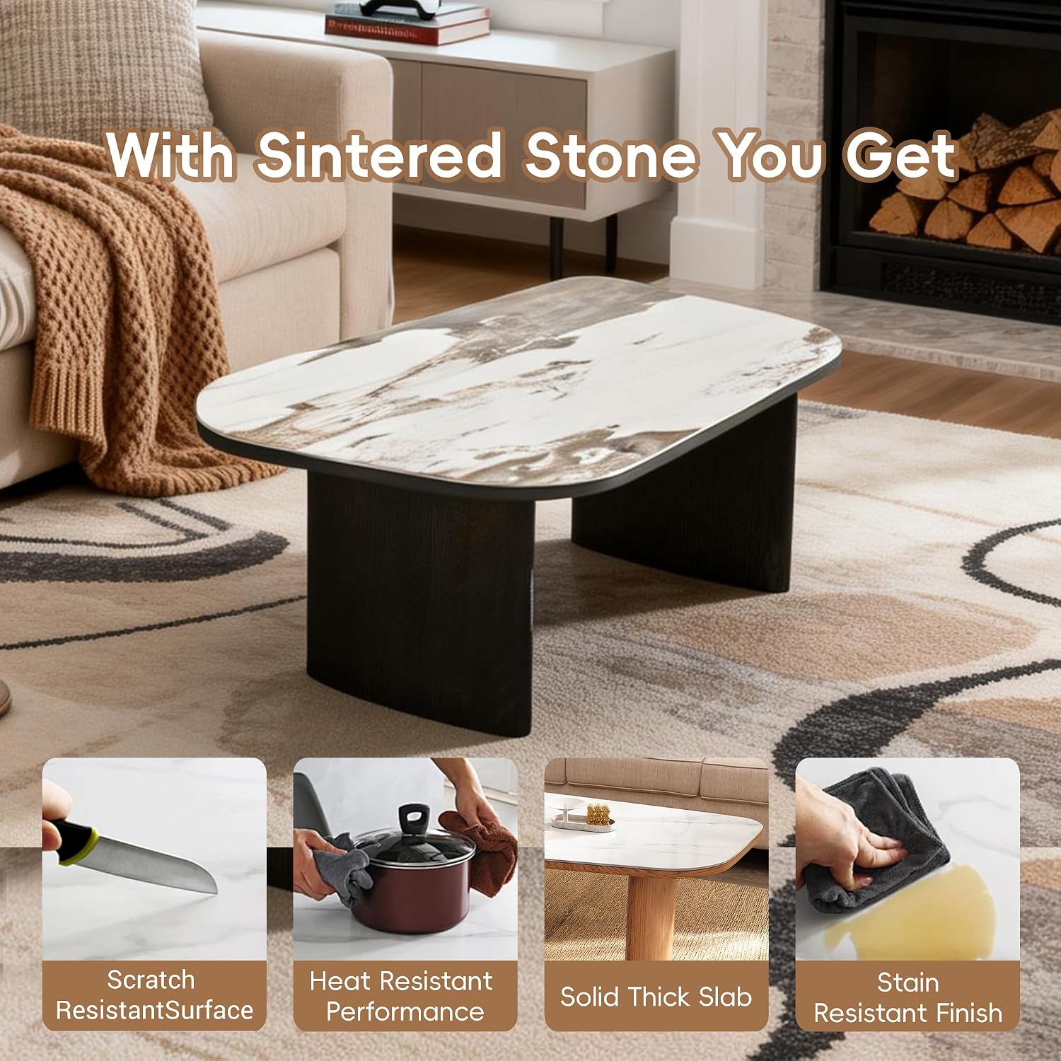 Luxe salontafel van gesinterd  - Home Decor Center recensie en prijs