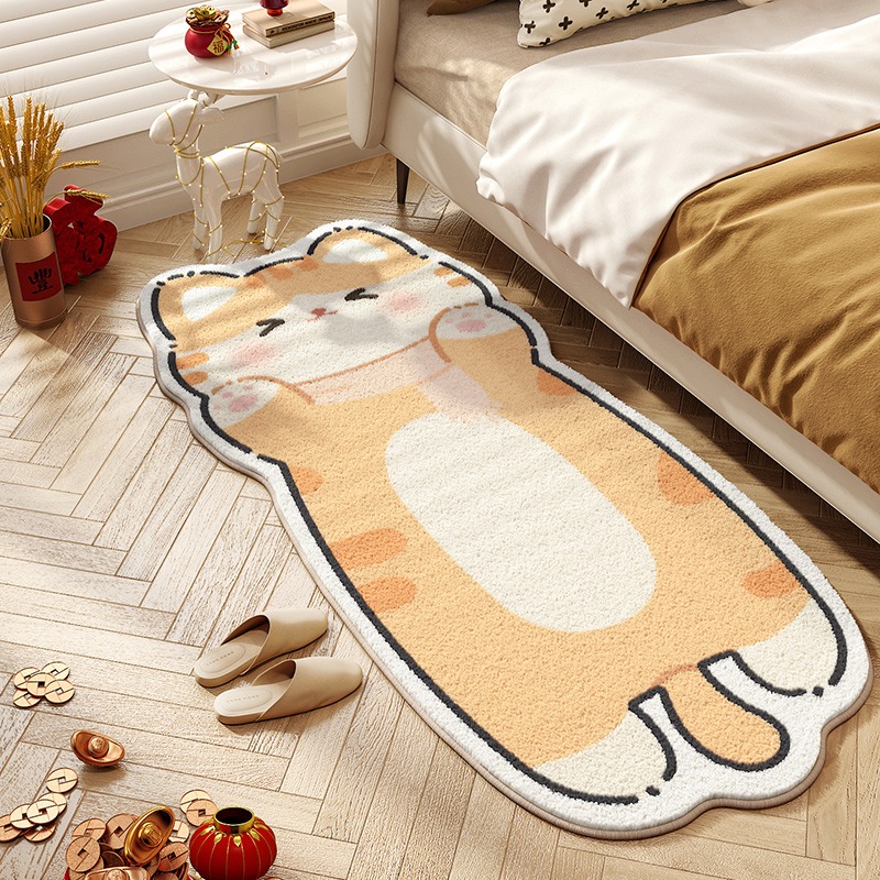 Schattig kattentapijt slaapkam - Home Decor Online Free recensie en prijs