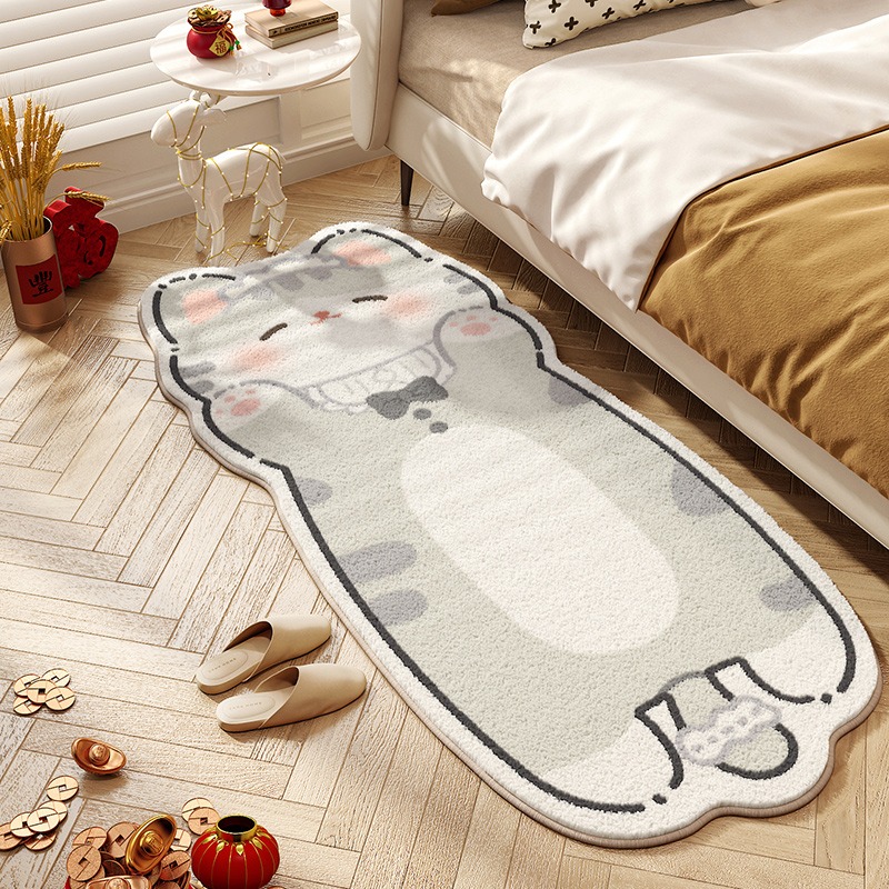 Schattig kattentapijt slaapkam - Home Decor Online Free recensie en prijs