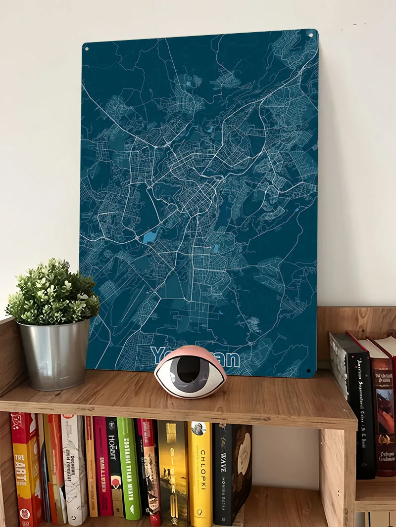 Yerevan stadskaart posterkaart - Home Decor Yerevan recensie en prijs