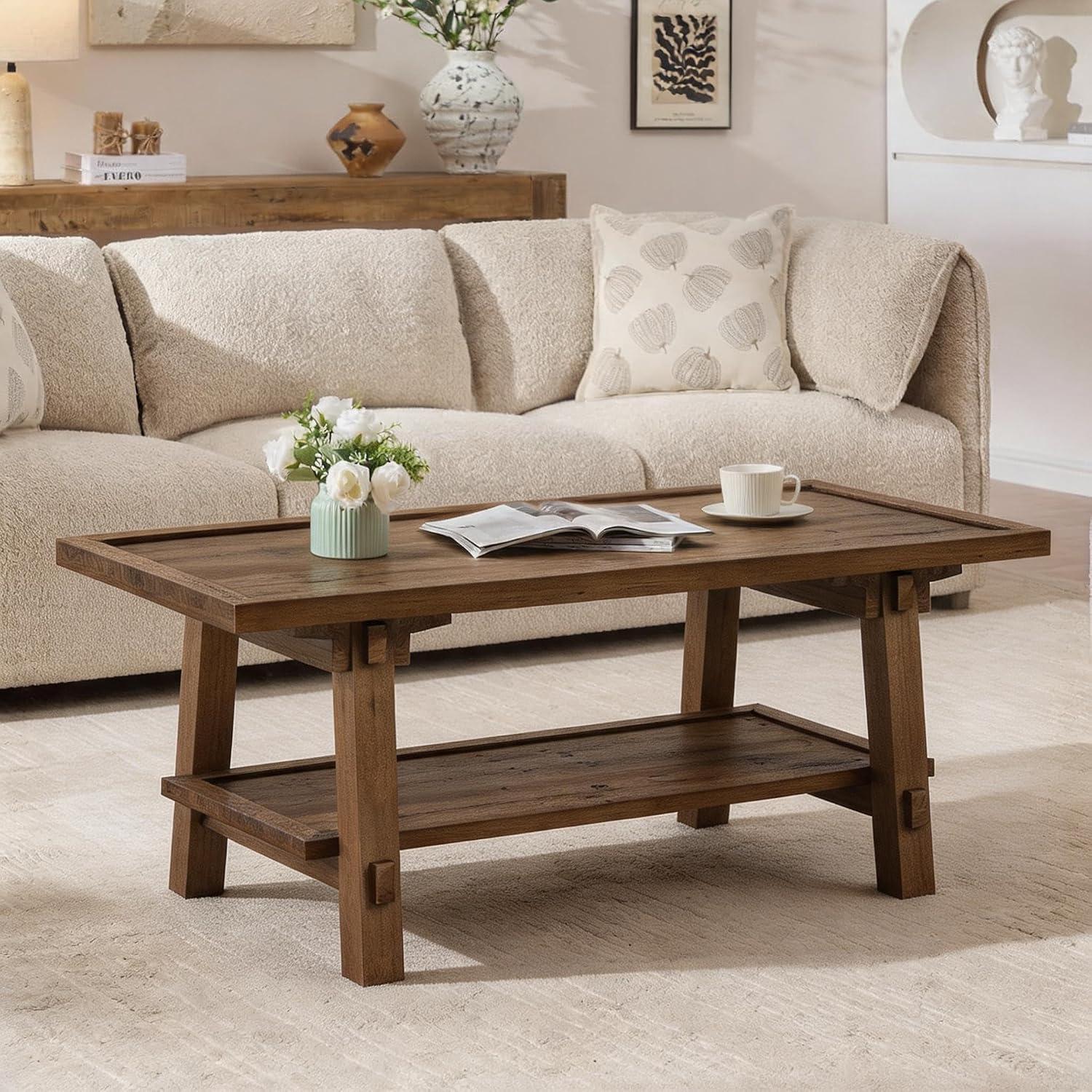 47 inch rechthoekige salontafe - Home Decor Center recensie en prijs