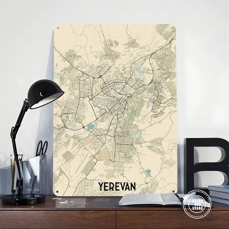 Yerevan stadskaart blikken pos - Home Decor Yerevan recensie en prijs