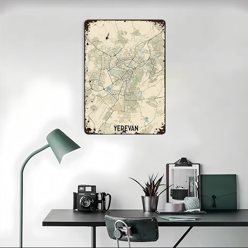 Yerevan stadskaart blikken pos - Home Decor Yerevan recensie en prijs