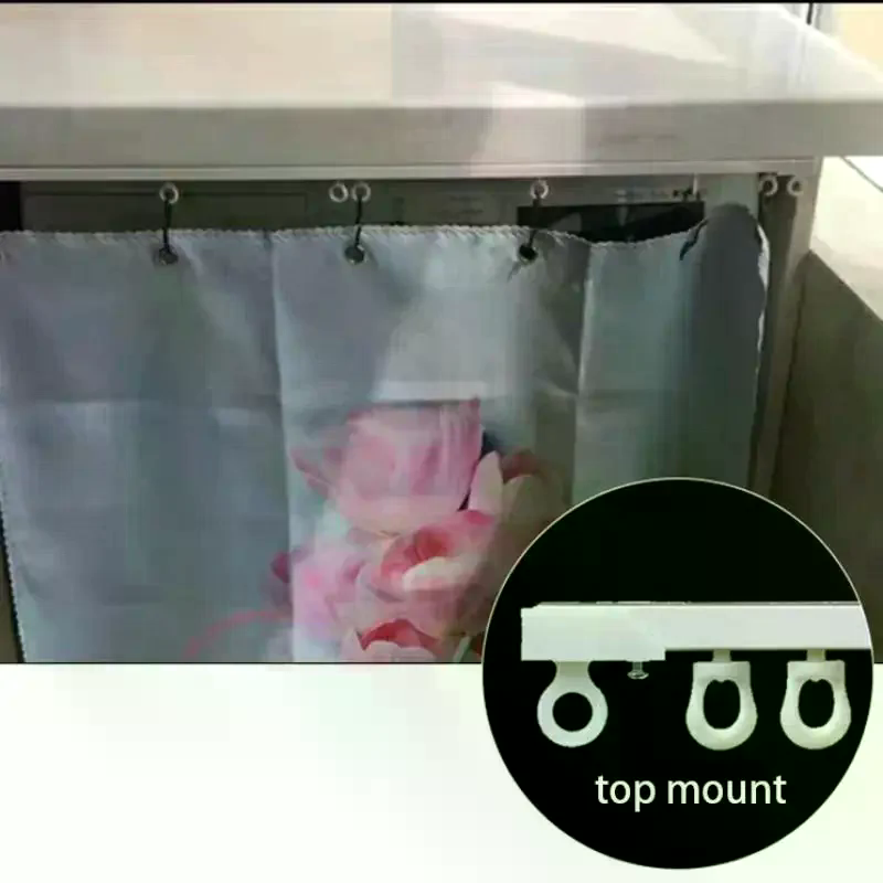 Zelfklevend gordijn schuifrail - Home Decor Curtain recensie en prijs