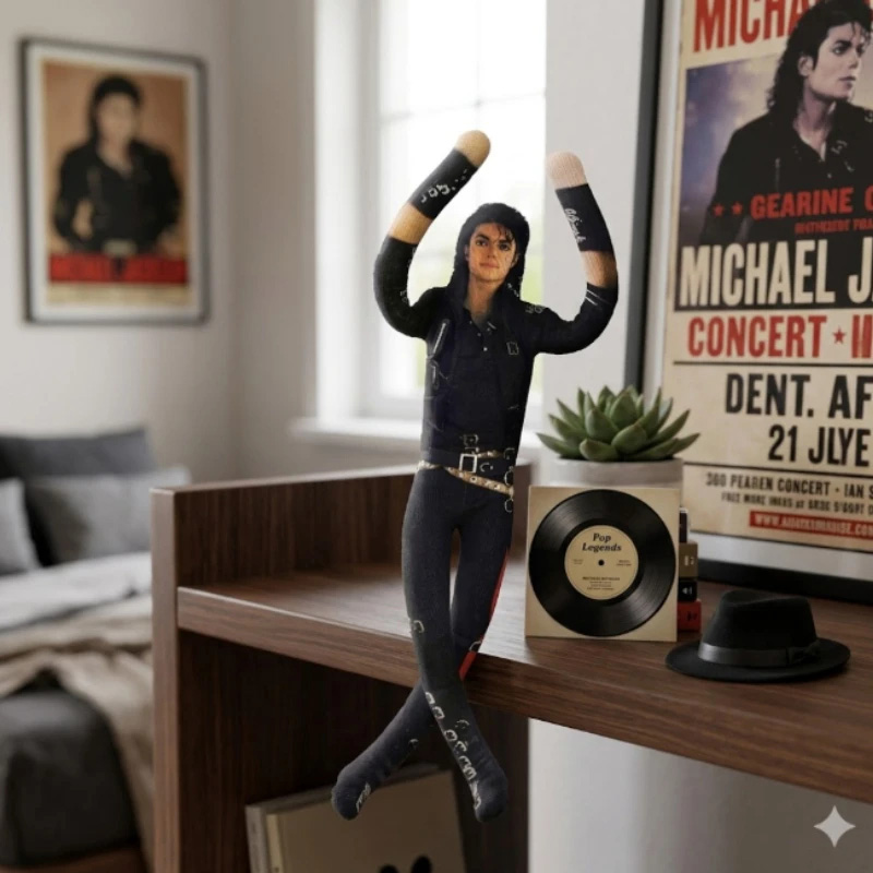 Michael Jackson pluche pop met - Home Decor Mod recensie en prijs