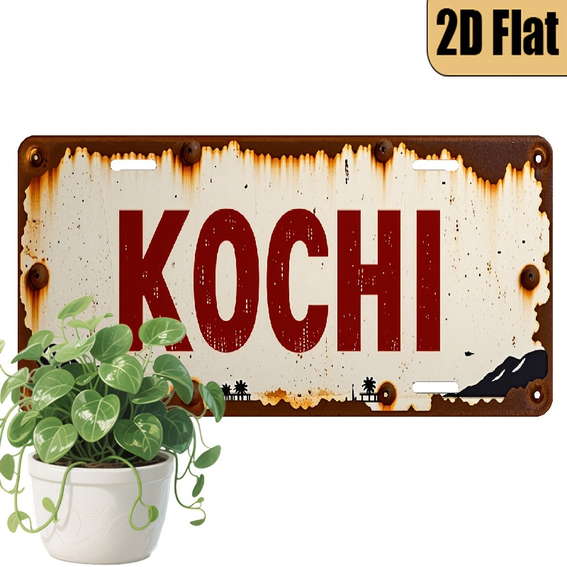 KOCHI AL Sign - Vintage duurza - Home Decor Kochi recensie en prijs