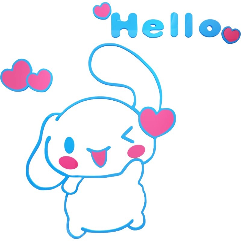 Sanrio Cinnamoroll 3D acryl ki - Home Decor Etsy recensie en prijs