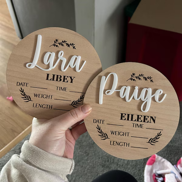 1Pc Aangepaste Baby Aankondigi - Home Decor Pinterest recensie en prijs