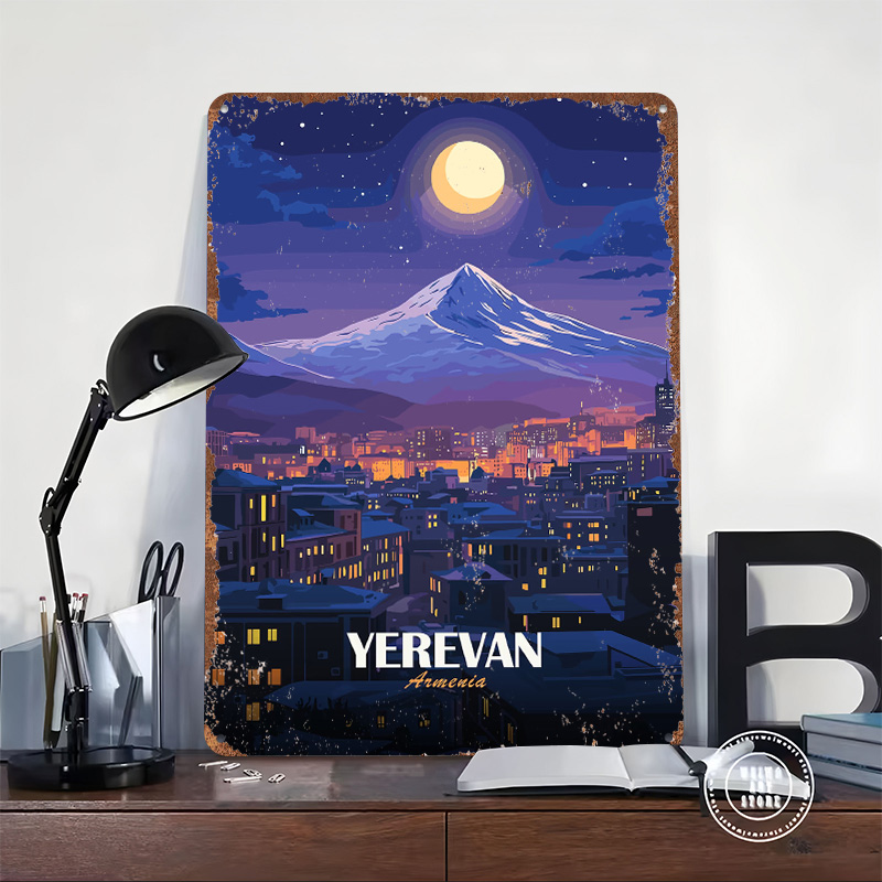 Yerevan Armenië Nachtlandschap - Home Decor Yerevan recensie en prijs