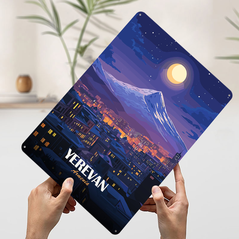 Yerevan Armenië Nachtlandschap - Home Decor Yerevan recensie en prijs