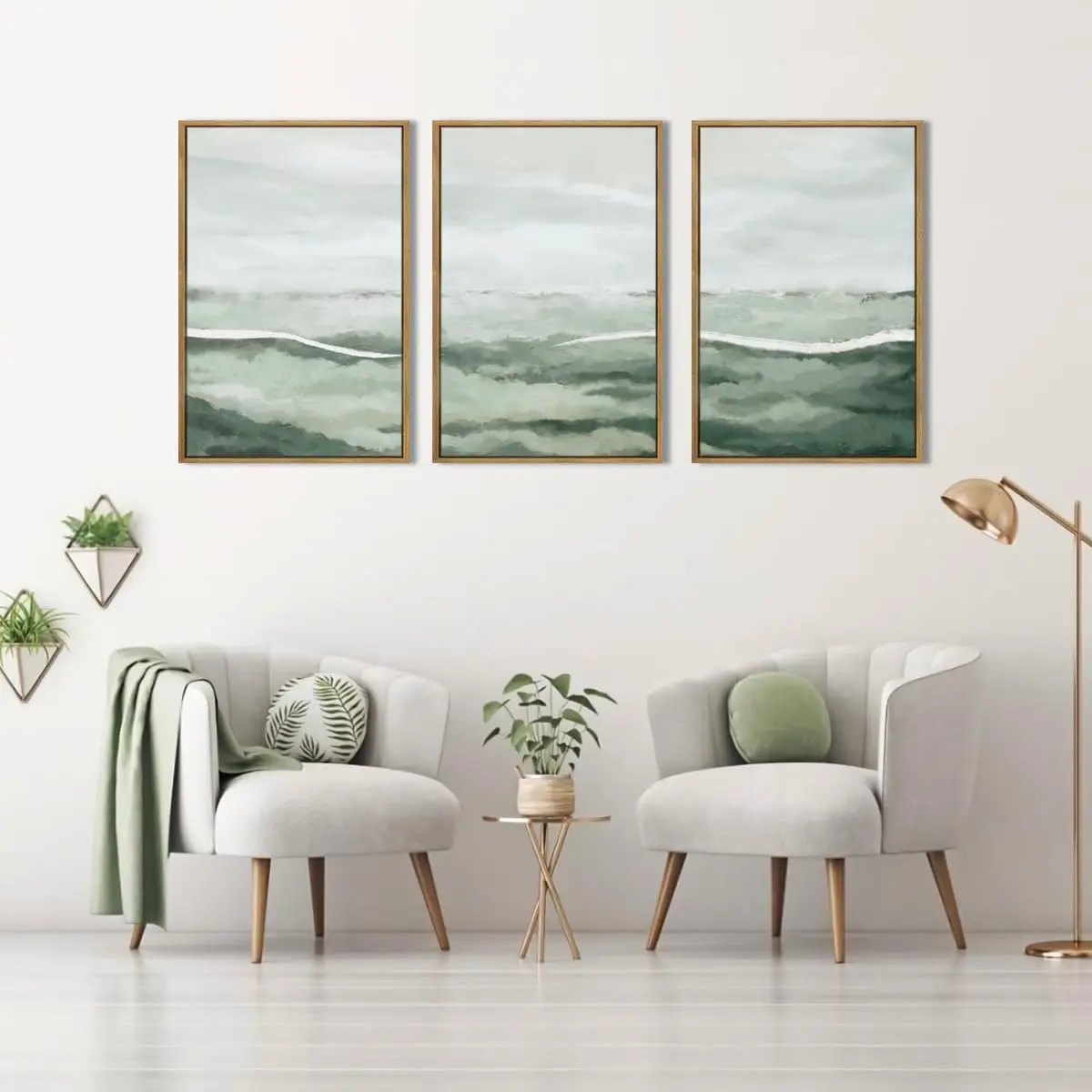 3 stks/set Canvas Saliegroen A - Home Decor Green recensie en prijs