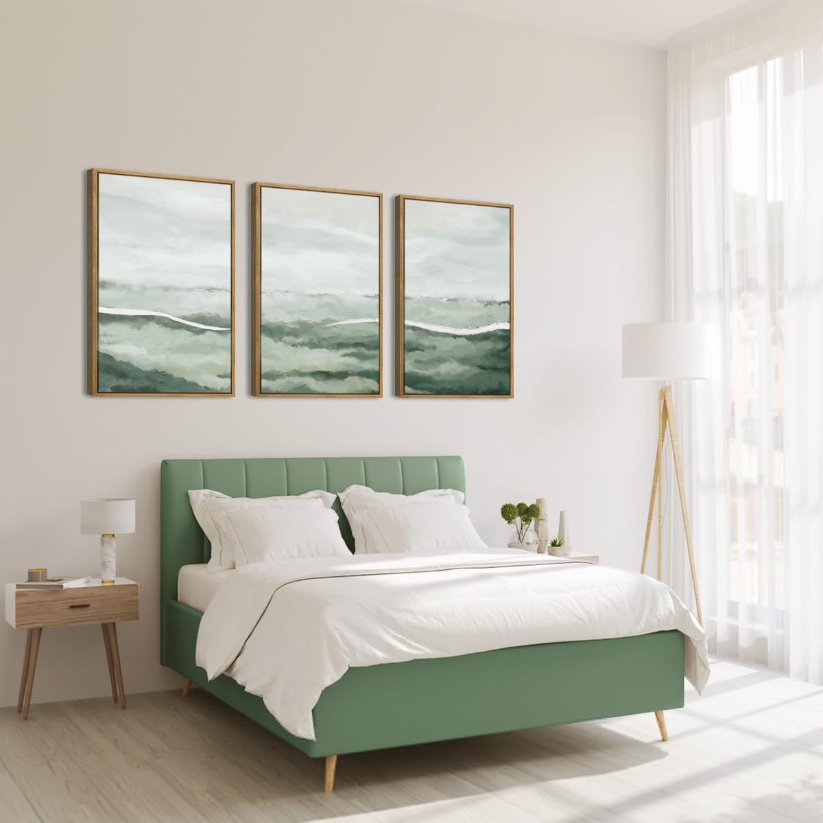 3 stks/set Canvas Saliegroen A - Home Decor Green recensie en prijs