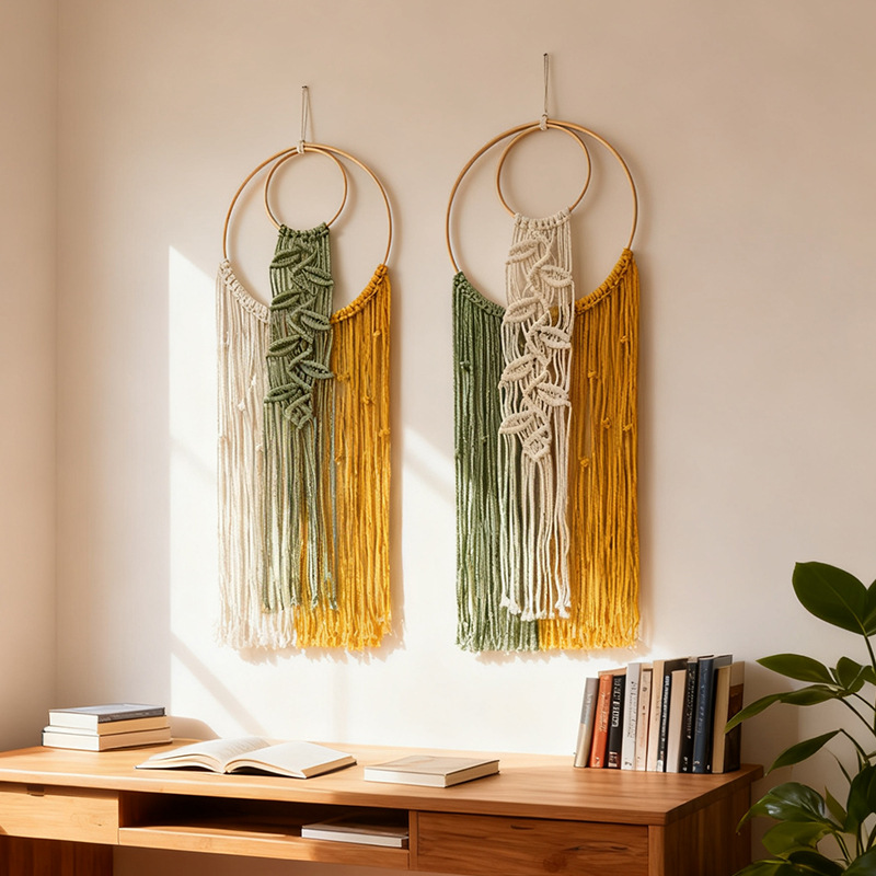 29x90cm Groen Boheems handgewe - Home Decor Green recensie en prijs