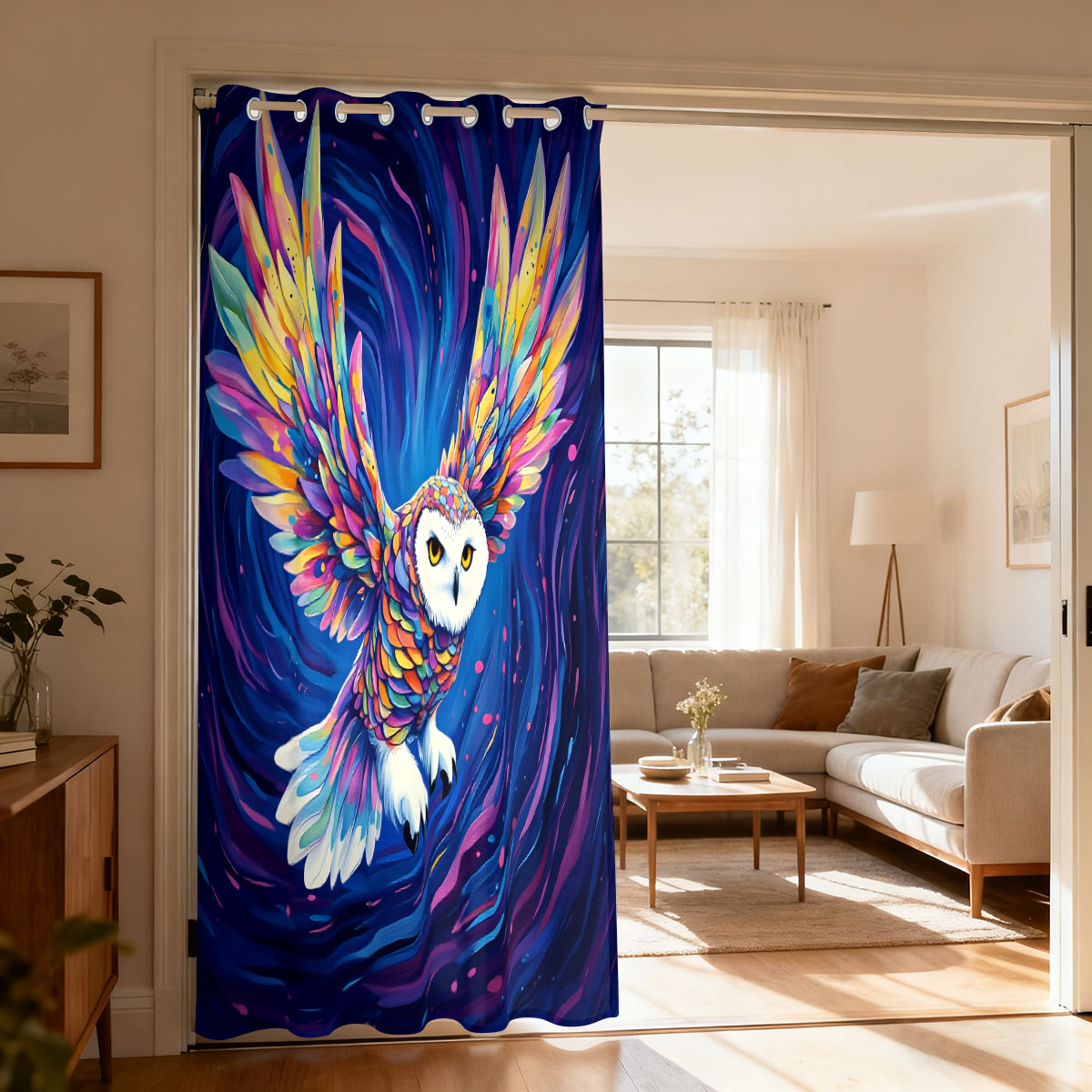 1PC Kleurrijke Sterrenhemel Vl - Home Decor Curtain recensie en prijs