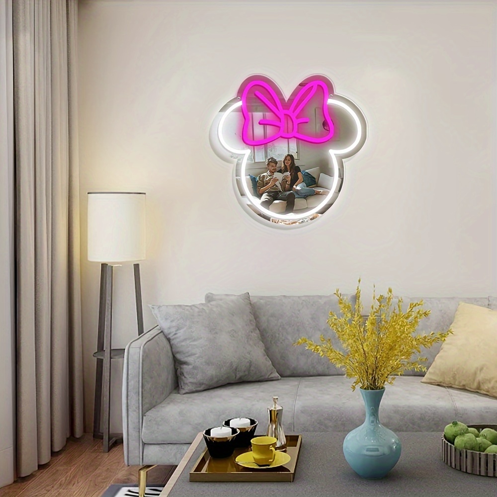 Disney Minnie Mouse LED Neonli - Home Decor Etsy recensie en prijs