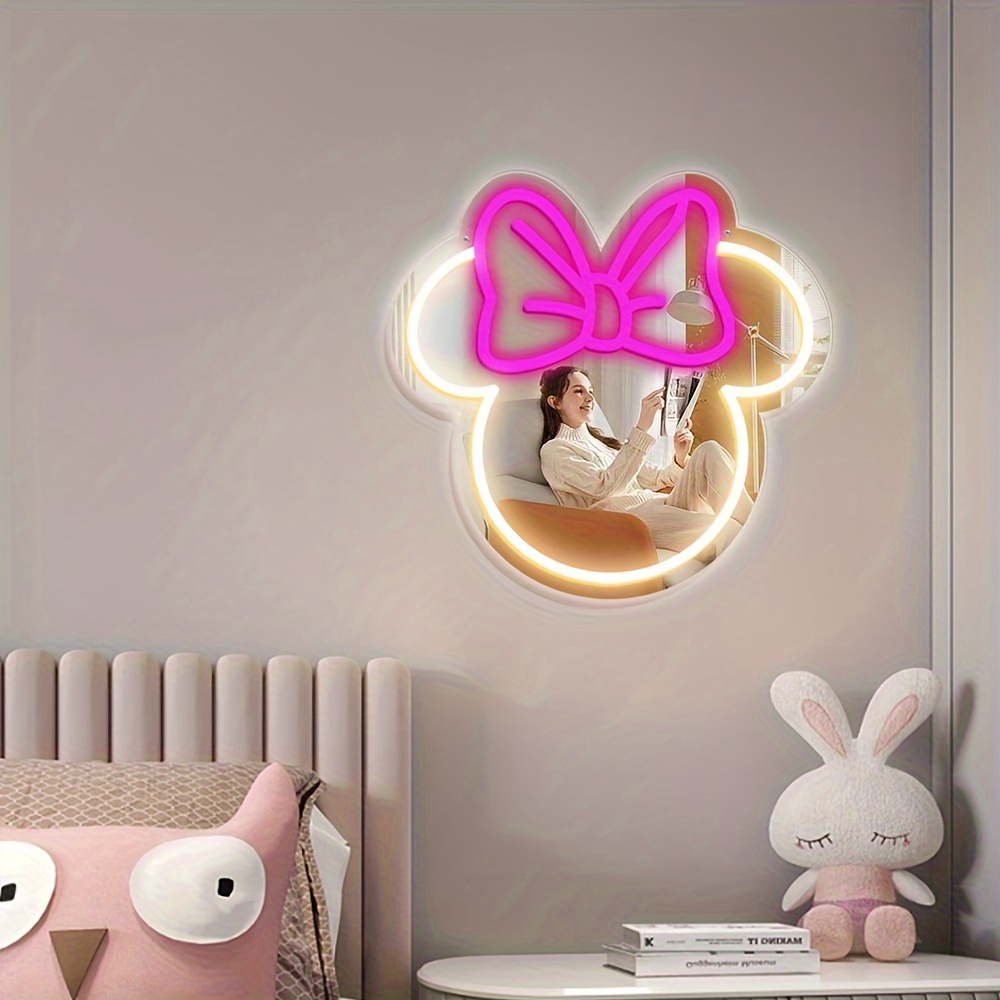 Disney Minnie Mouse LED Neonli - Home Decor Etsy recensie en prijs