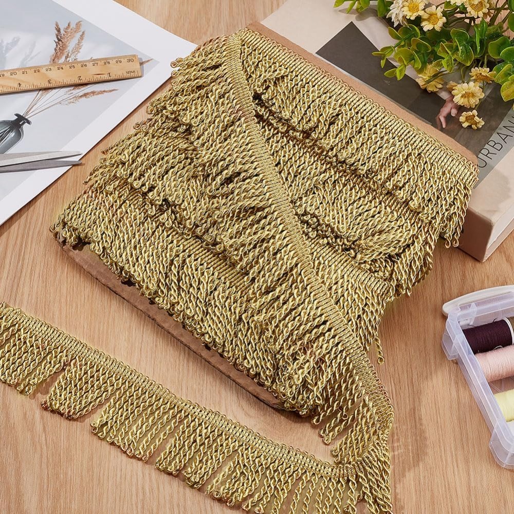 12 yards x 2,2 inch Fringe Tri - Home Decor Curtain recensie en prijs