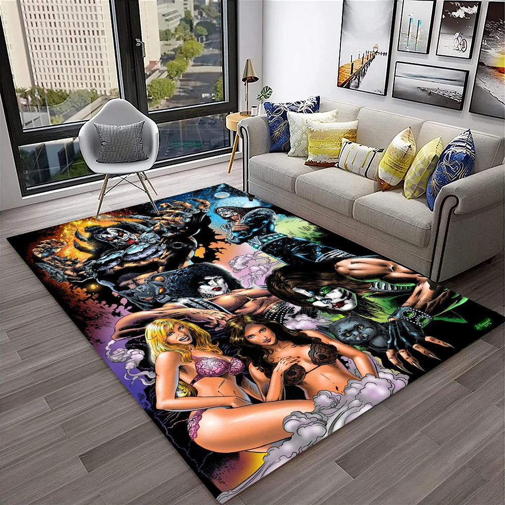 Retro KISS Rock Band Tapijt Ta - Home Decor Online Free recensie en prijs