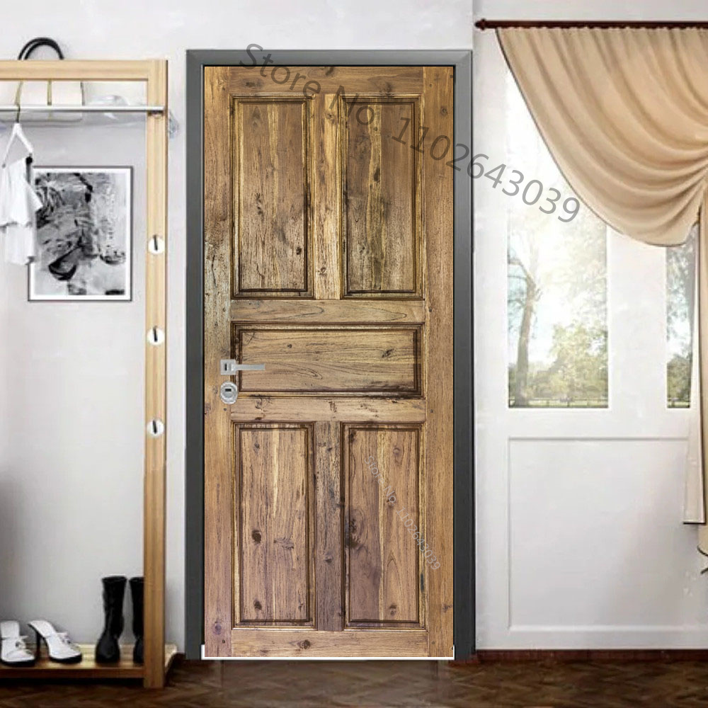 Imitatie houten deuren sticker - Home Decor Etsy recensie en prijs