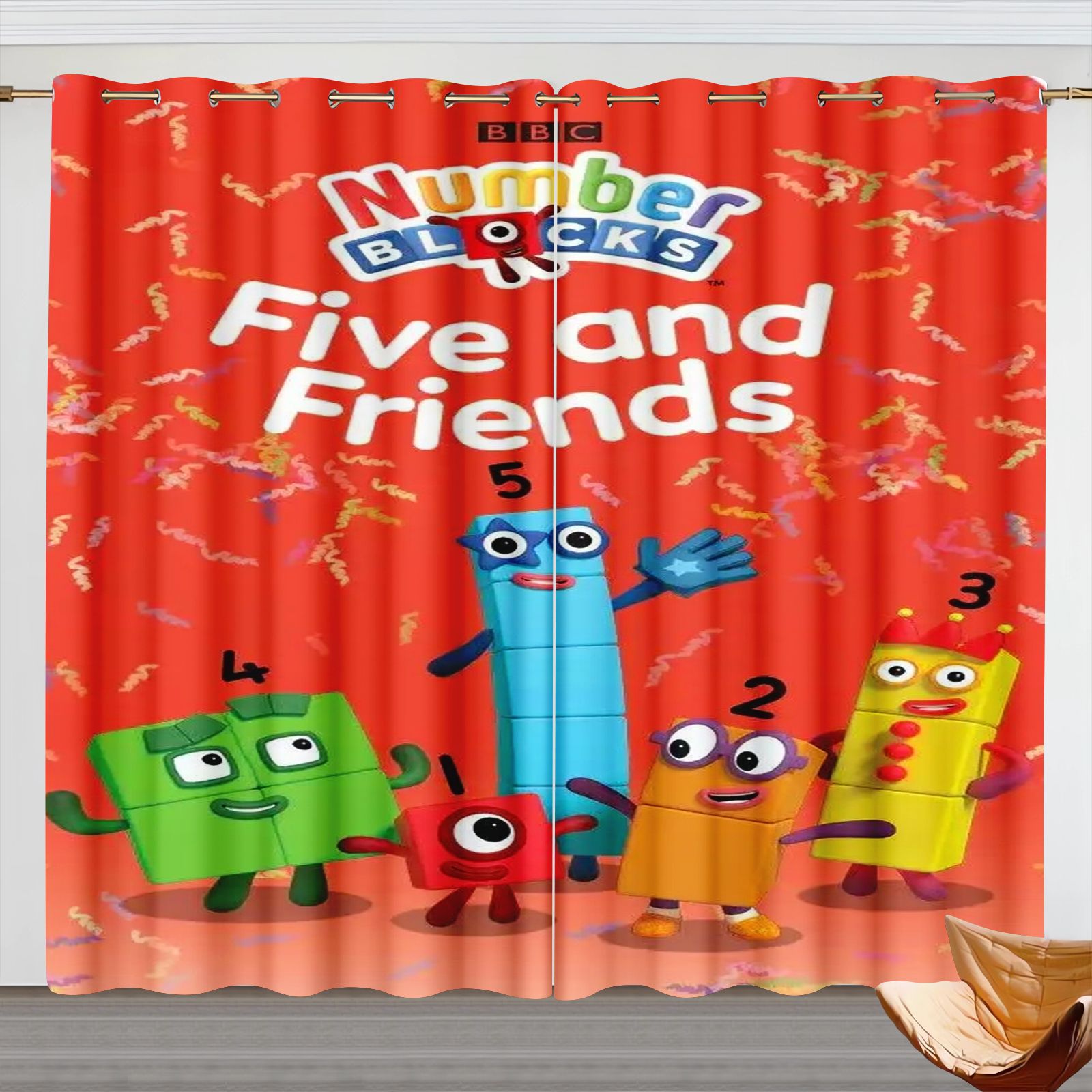 Numberblocks Cartoon Gordijnen - Home Decor Curtain recensie en prijs