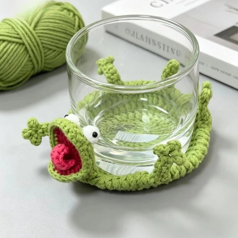 Haakwerk hagedis onderzetter s - Home Decor Etsy recensie en prijs