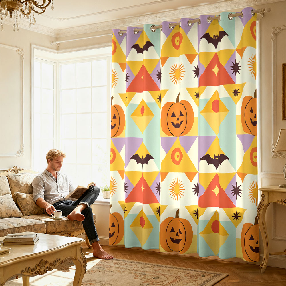 1 stuk Halloween pompoen vleer - Home Decor Curtain recensie en prijs