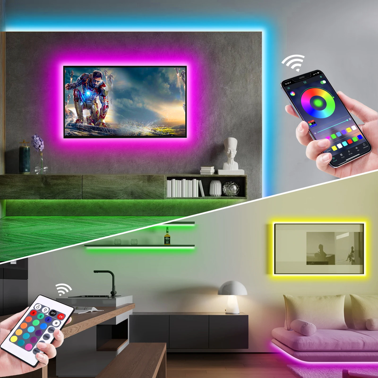 1-5m RGB LED Neon Strip Licht  - Home Decor Pinterest recensie en prijs